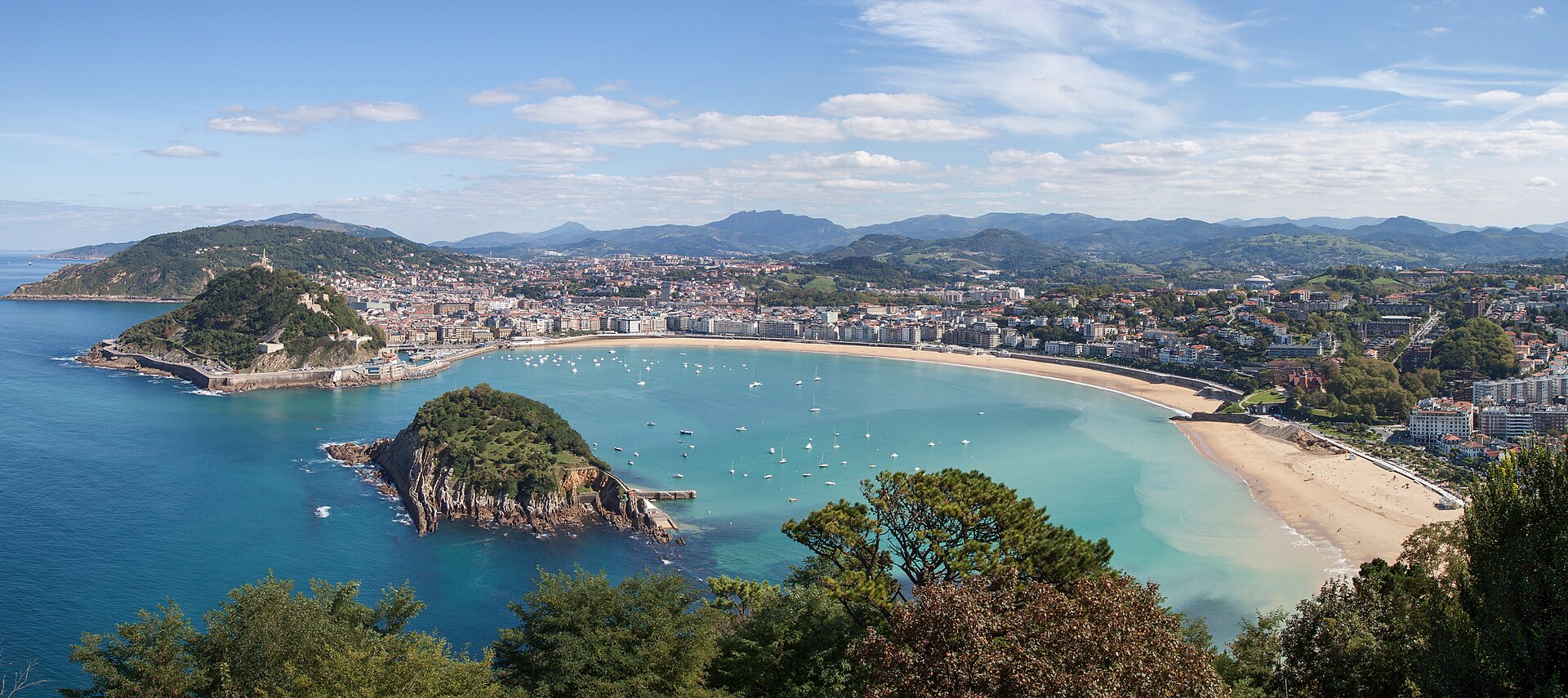 Panorama from Monte Igueldo