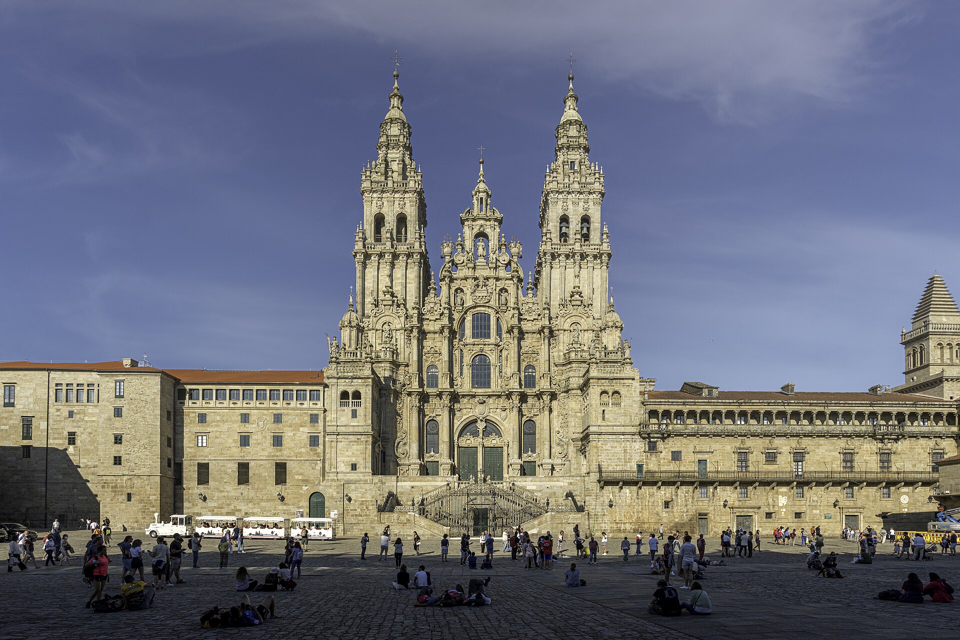 Santiago Cathedral, west panorama